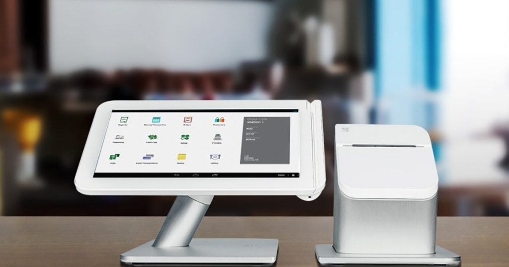 Clover POS Screen and Printer